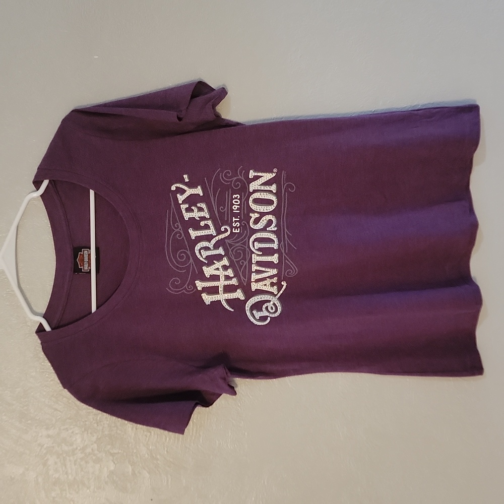 MEDIUM, LIMITED EDITION, PURPLE HARLEY-DAVIDSON T SHIRT